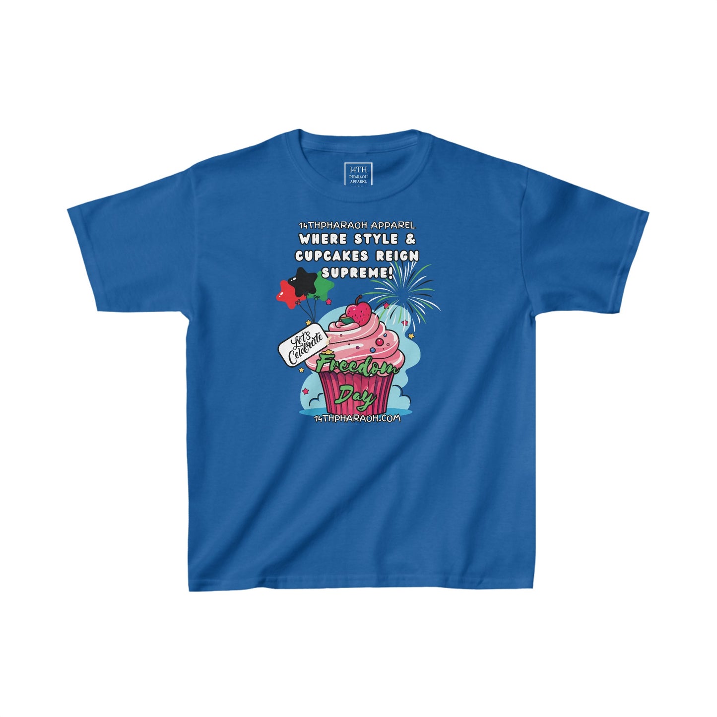 Kids Cupcakes Juneteenth Tee