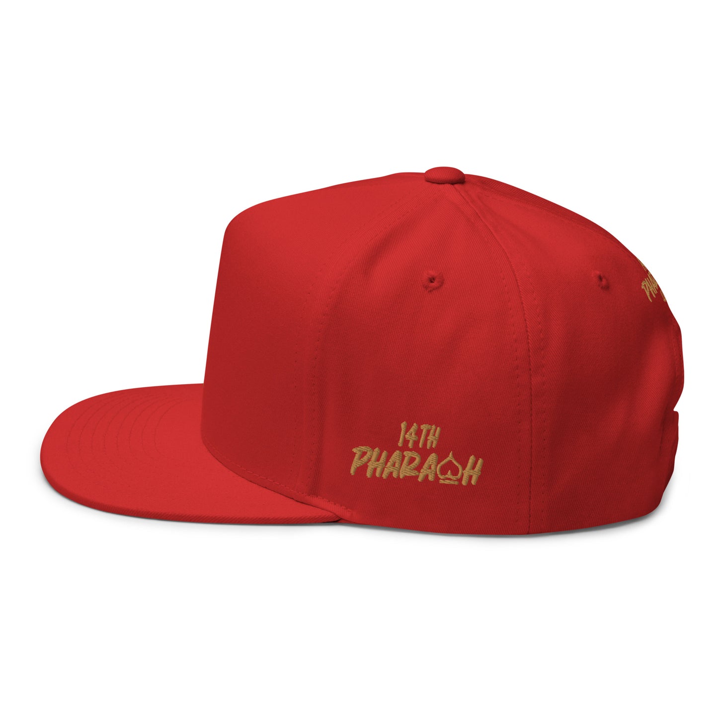 Royal Icon Red Flat Bill Cap