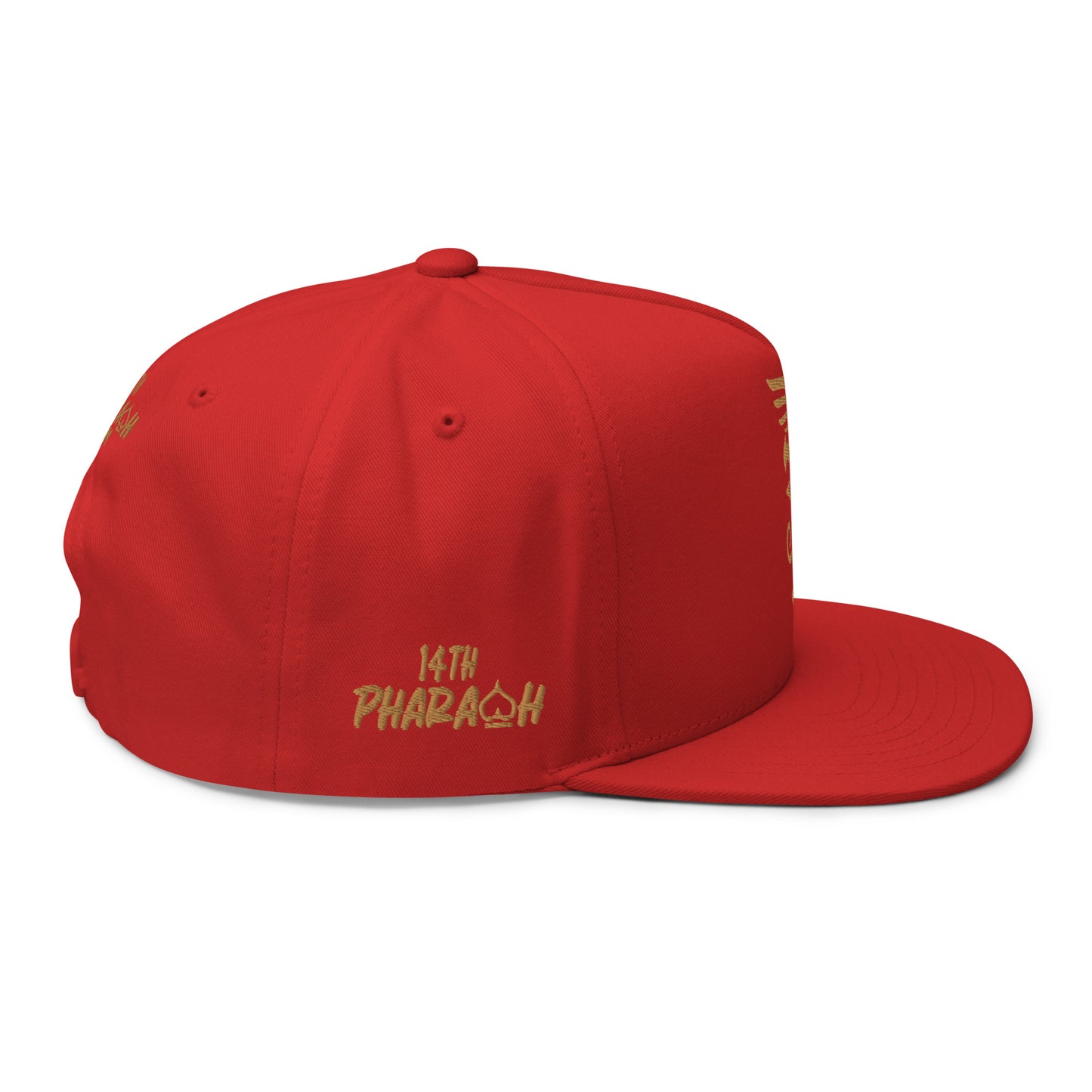 Royal Icon Red Flat Bill Cap