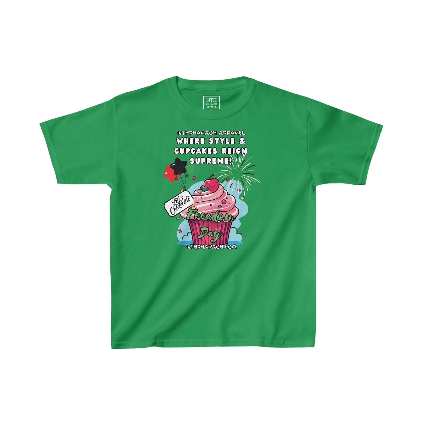 Kids Cupcakes Juneteenth Tee