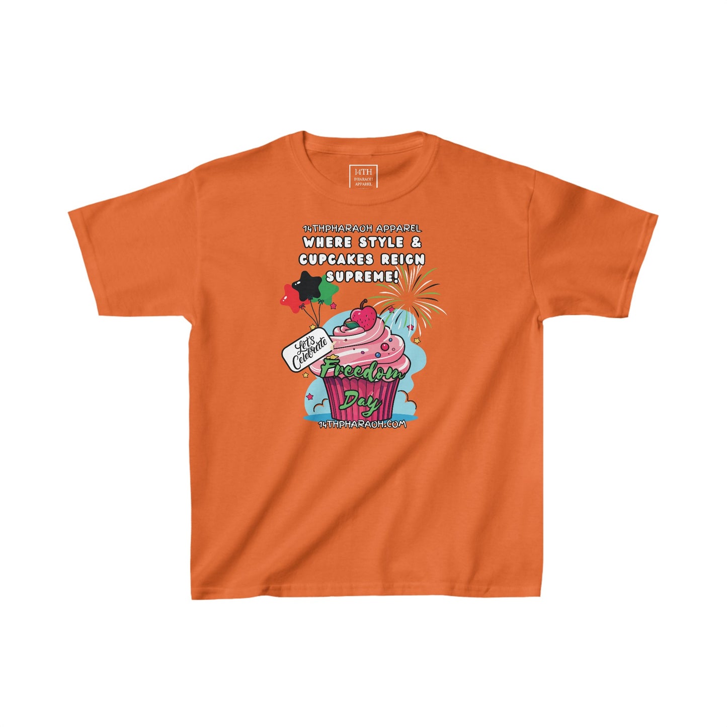 Kids Cupcakes Juneteenth Tee