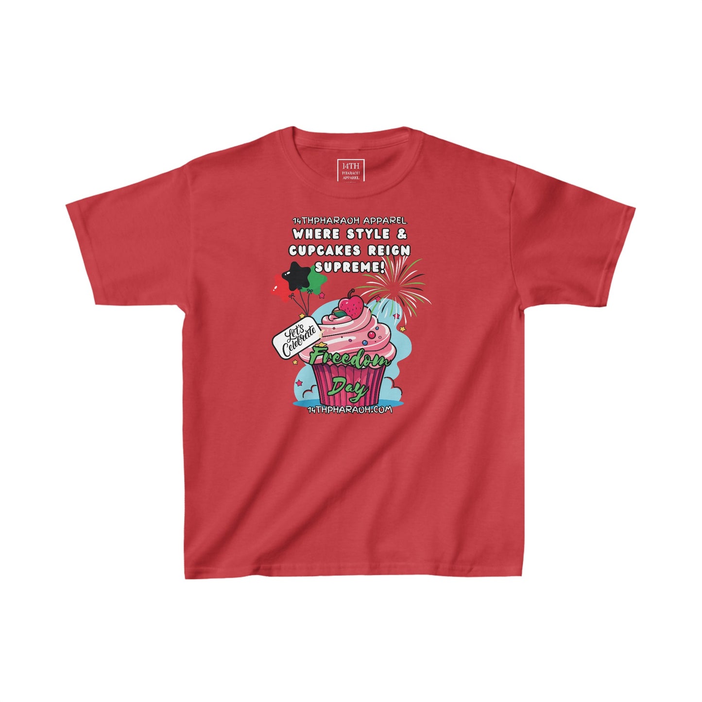 Kids Cupcakes Juneteenth Tee