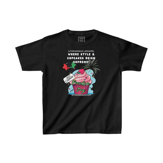 Kids Cupcakes Juneteenth Tee