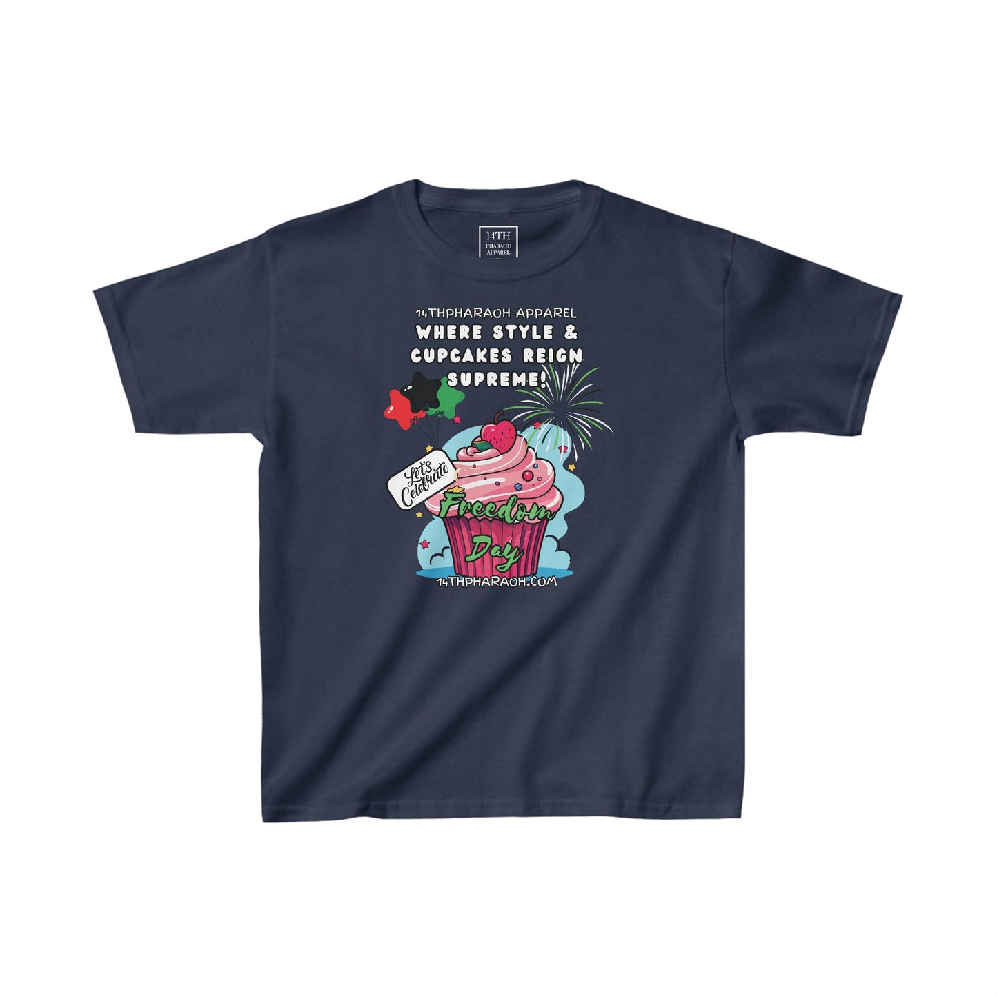 Kids Cupcakes Juneteenth Tee