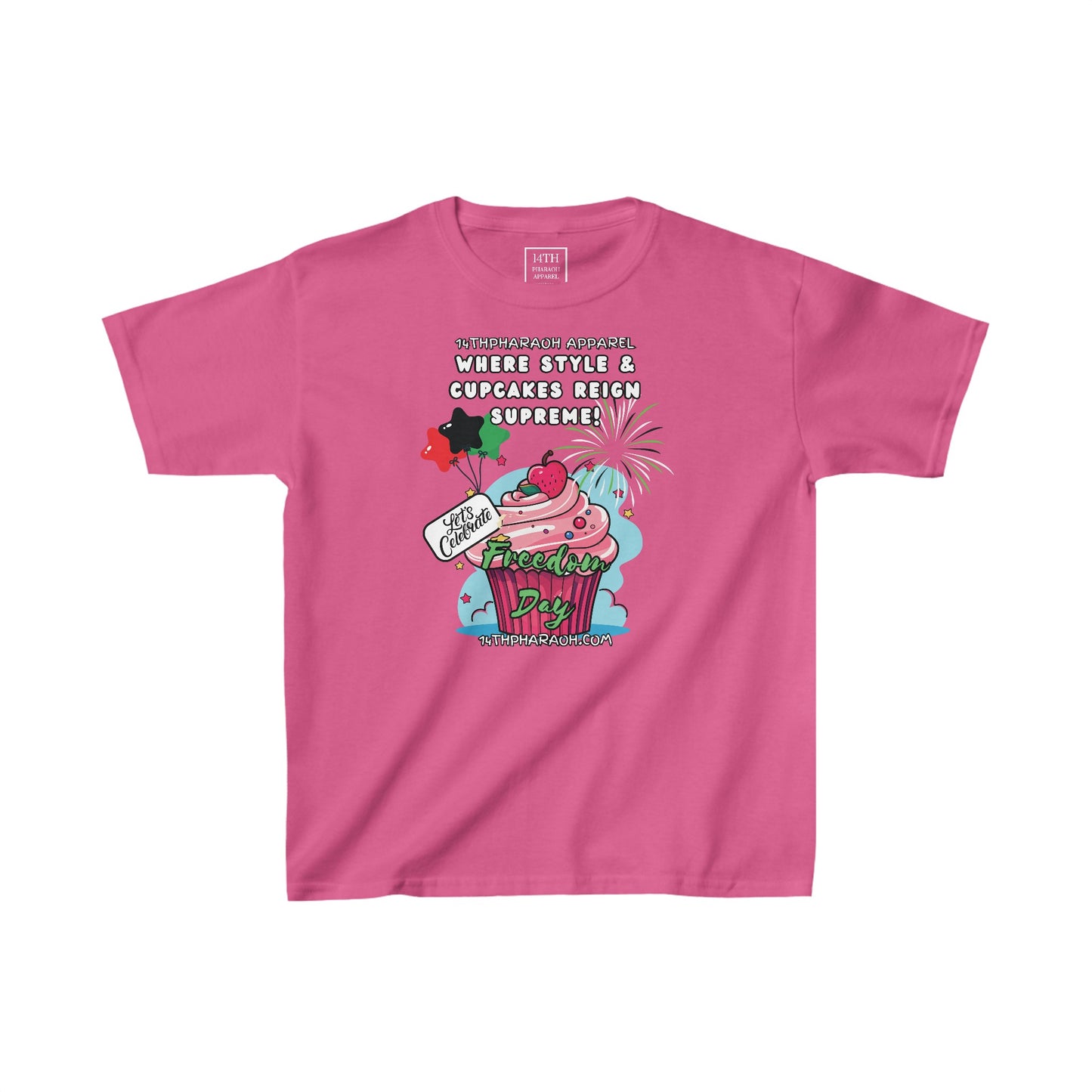 Kids Cupcakes Juneteenth Tee
